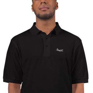 Aero Commander Business Airplane Port Authority Embroidered Polo Shirt