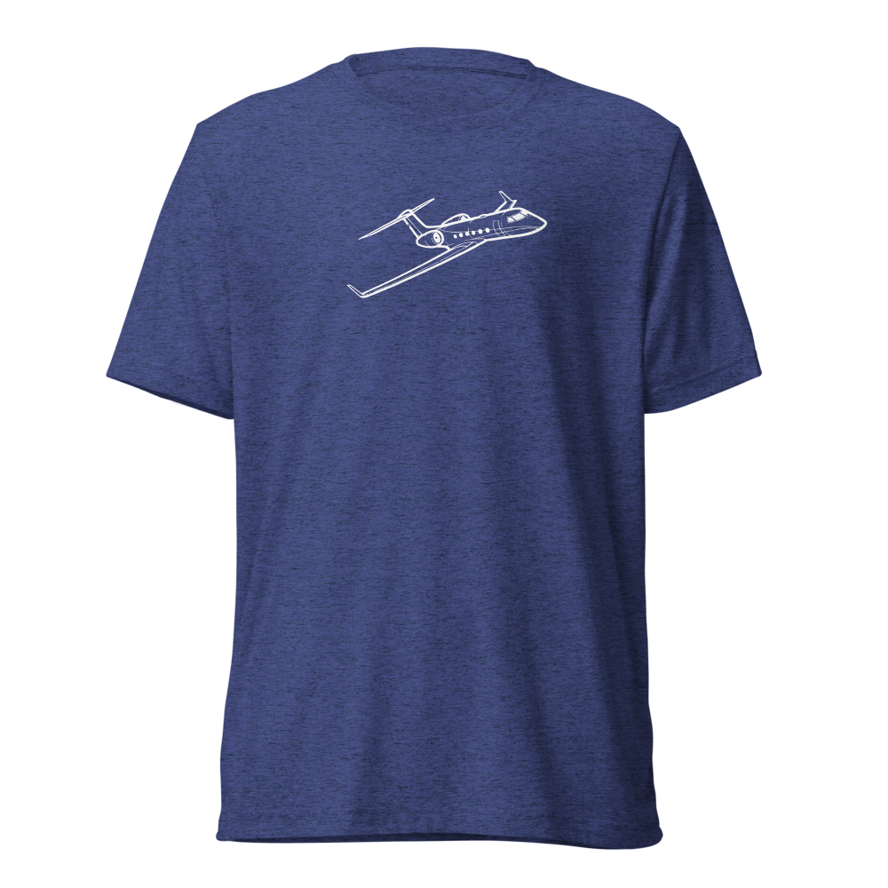 Gulfstream G450 Business Jet Tri-blend T-Shirt 