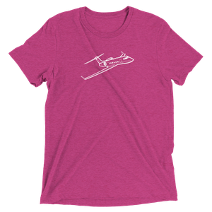 Gulfstream G450 Business Jet Tri-blend T-Shirt