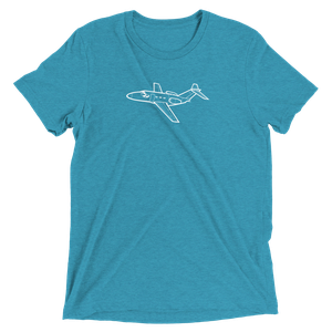 Cessna Citation Mustang Business Jet Tri-blend T-Shirt