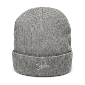 Hawker 400 Business Jet Atlantis Recycled Cuffed Beanie