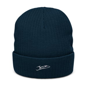 Bombardier's High-Performance Learjet 60XR Atlantis Recycled Cuffed Beanie