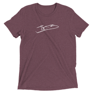 Bombardier's High-Performance Learjet 60XR Tri-blend T-Shirt