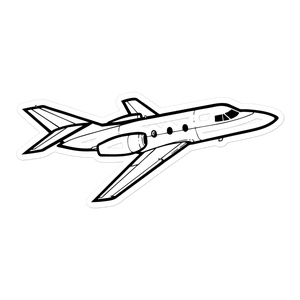 Dassault Falcon 100 Business Jet Sticker