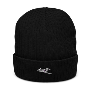 Bombardier Challenger 300 Business Jet Atlantis Recycled Cuffed Beanie