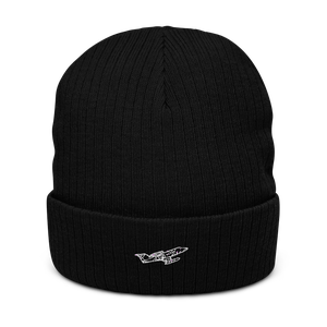 Bombardier's Iconic Learjet Atlantis Recycled Cuffed Beanie