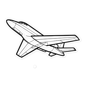 North American Sabreliner Business Jet Sticker