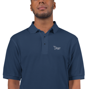 North American Sabreliner Business Jet Port Authority Embroidered Polo Shirt