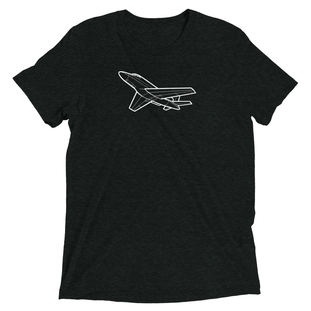 North American Sabreliner Business Jet Tri-blend T-Shirt 