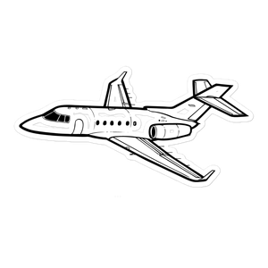 Hawker 900 XP Business Jet Sticker