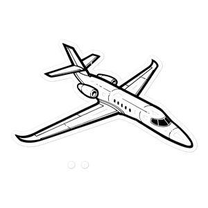 Cessna Citation Latitude Business Jet 2 Sticker