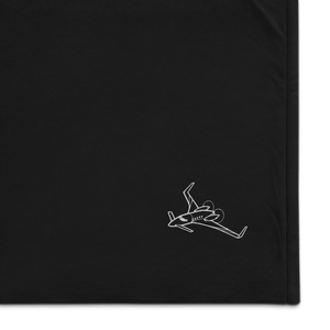 Beechcraft Starship Business Aircraft Port Authority Embroidered Premium Sherpa Blanket