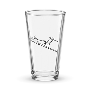 Cessna Citation Longitude Business Jet  Shaker Pint Glass