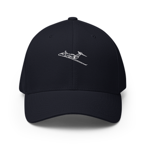 Cessna Citation Longitude Business Jet Flexfit Hat