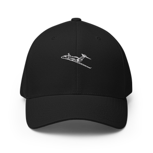 Cessna Citation Longitude Business Jet Flexfit Hat