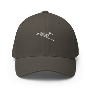 Cessna Citation Longitude Business Jet Flexfit Hat