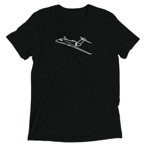Cessna Citation Longitude Business Jet Tri-blend T-Shirt