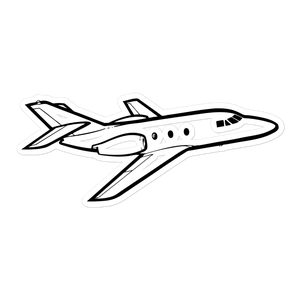 Dassault Falcon 10 Business Jet Sticker