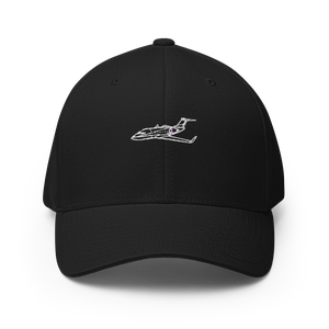 Bombardier Challenger 601 Business Jet Flexfit Hat