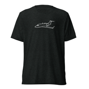 Bombardier Challenger 601 Business Jet Tri-blend T-Shirt