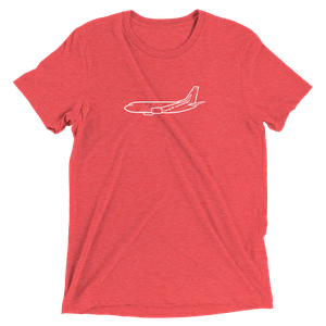 Boeing BBJ Business Jet Tri-blend T-Shirt