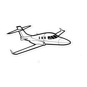 Diamond Jet Business Aircraft Sticker