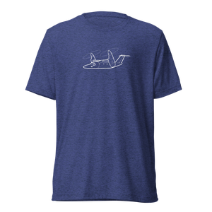 Bell/Agusta BA609 Business Airplane Tri-blend T-Shirt