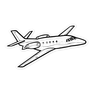 Cessna Citation Excel Business Jet 2 Sticker