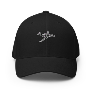 Bombardier Challenger 604 Business Jet Flexfit Hat