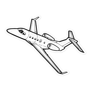 Embraer's Phenom 300 Light Jet Sticker