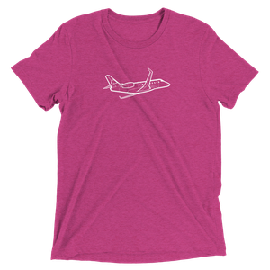 Gulfstream G200 Business Jet Tri-blend T-Shirt