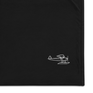 Heath Parasol Homebuilt Sport Aircraft Port Authority Embroidered Premium Sherpa Blanket