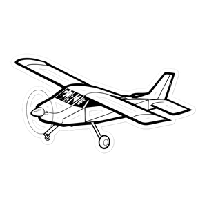 Bede BD-4 Homebuilt Aircraft Sticker