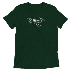 OM-1 MELMOTH Homebuilt Aircraft Tri-blend T-Shirt