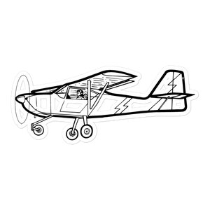 Kitfox 7 Sport Homebuilt Aircraft Sticker