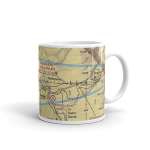 Benson Municipal Airport (E95) VFR Sectional  Mug