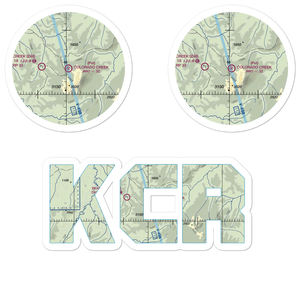 Colorado Creek Airport (KCR) VFR Sectional Sticker Pack