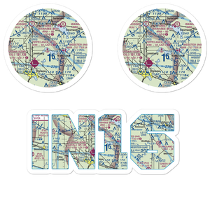 Tippecanoe Seaplane Base (01B) VFR Sectional Sticker Pack