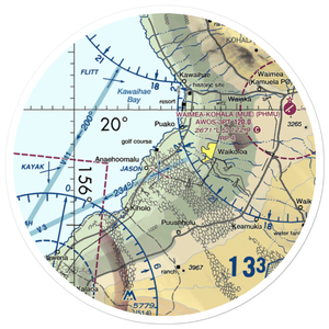 Waikoloa Heliport (WKL) VFR Sectional Sticker (30 mile)