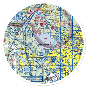 Orlando Seaplane Base (FL5) VFR Sectional Sticker (30 mile)