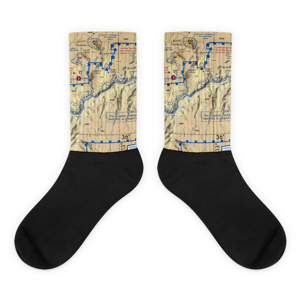 Lava Falls Heliport (HAE) VFR Sectional Socks 