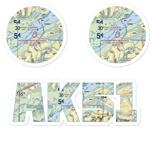 Wilder/Natwick LLC Airport (05K) VFR Sectional Sticker Pack