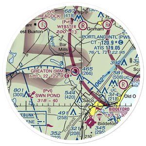 Greaton Airfield (98M) VFR Sectional Sticker (20 mile)