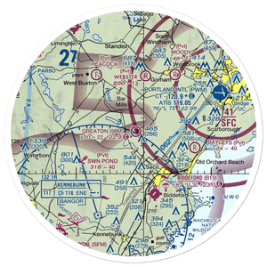 Greaton Airfield (98M) VFR Sectional Sticker (30 mile)