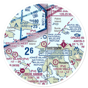 Waldron Airstrip (WDN) VFR Sectional Sticker (20 mile)