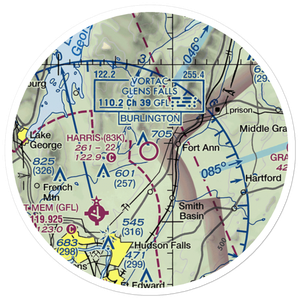 Harris Airport (83K) VFR Sectional Sticker (20 mile)