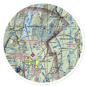 Harris Airport (83K) VFR Sectional Sticker (30 mile)