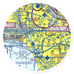 Century City Heliport (CCD) VFR Sectional Sticker (30 mile)