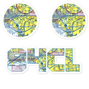 Century City Heliport (CCD) VFR Sectional Sticker Pack