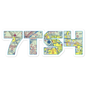 Hicks Airport (74T) VFR Sectional Sticker